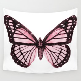 Monarch Butterfly Pink Dream Wall Tapestry