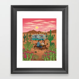 Taco Truck Framed Art Print