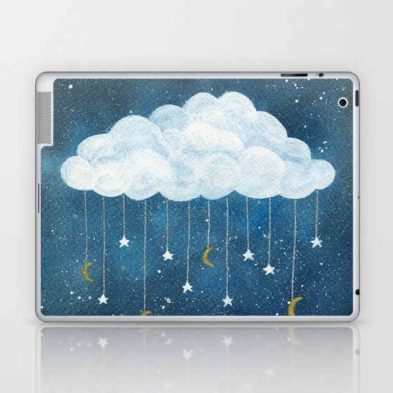Dreams made of Moon and Stars Laptop & iPad Skin