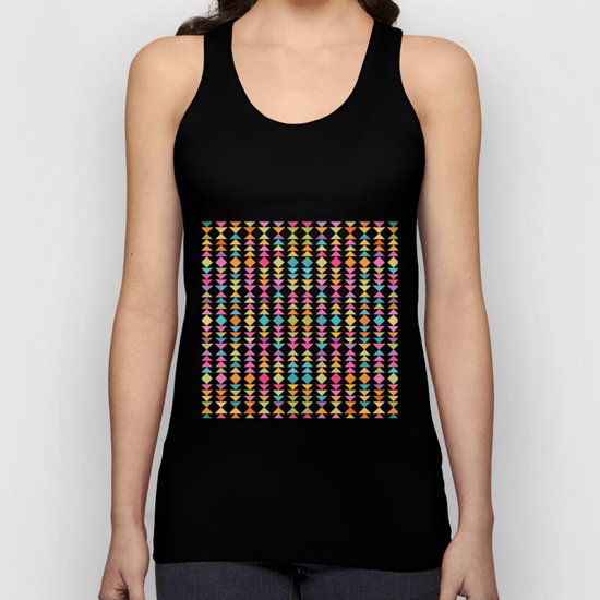 Lovely geometric Pattern VVII Unisex Tank Top