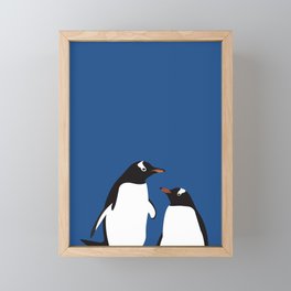 Gentoo penguin Framed Mini Art Print