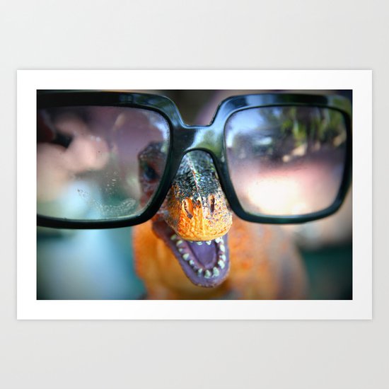 dino dude Art Print