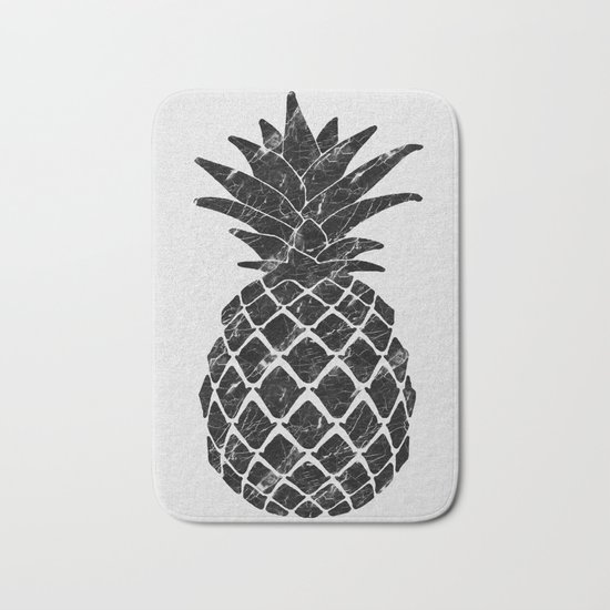 Pineapple Marble Bath Mat