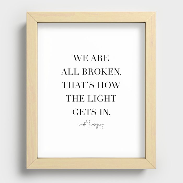 Recessed Framed Print