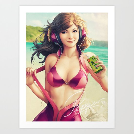 Pepper Summer Art Print