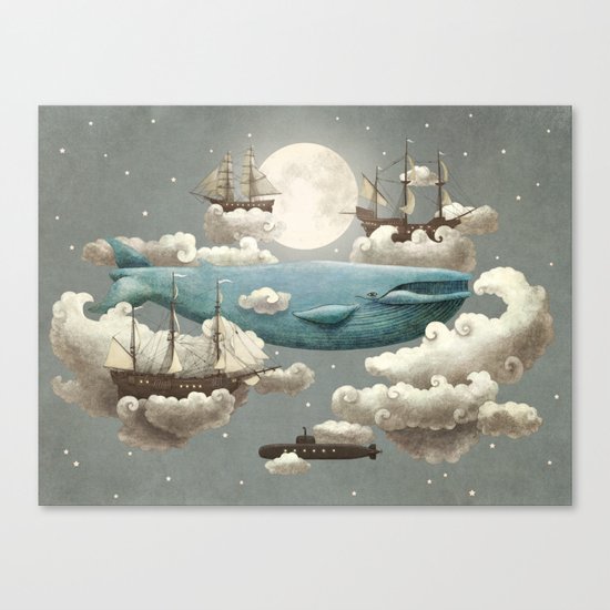 Ocean Meets Sky Canvas Print