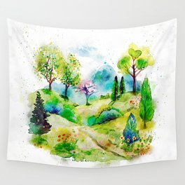 Spring Landscape 1 Wall Tapestry