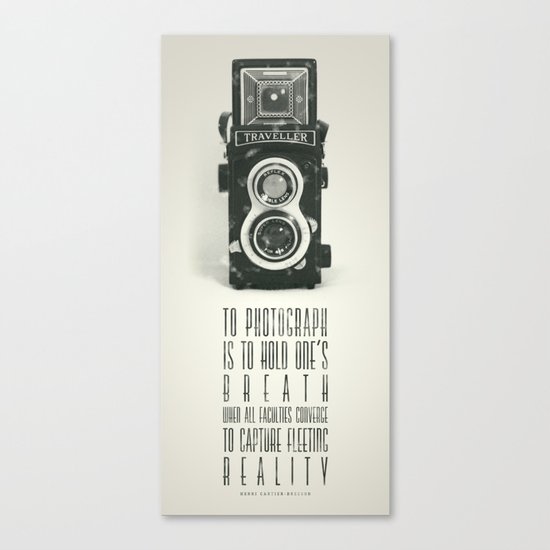 To photograph... Canvas Print