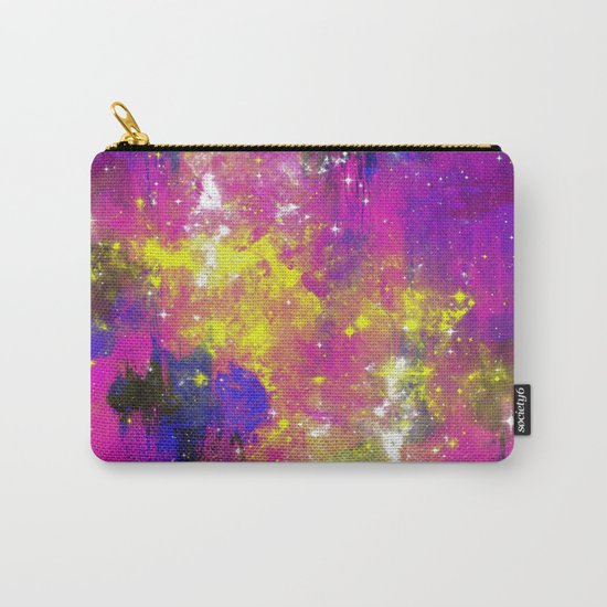Journey Through Space - Abstract purple and blue, space themed artwork Carry-All Pouch
