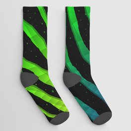 Ripped SpaceTime Stripes - Rainbow PBGYO Socks