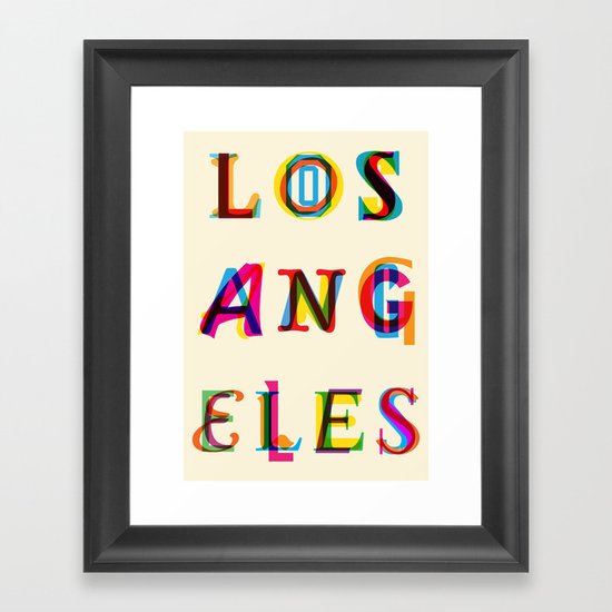 Los Angeles Framed Art Print