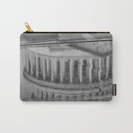 Rainy day in Washington D.C. - Black and white travel photography Carry-All Pouch