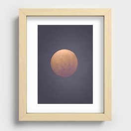 Lunar eclipse Recessed Framed Print