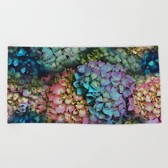 Hydrangeas Beach Towel