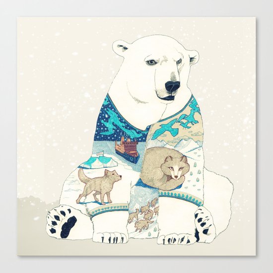 Polar Bear Canvas Print