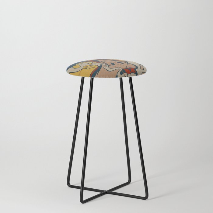 50 Cent Pulp Counter Stool
