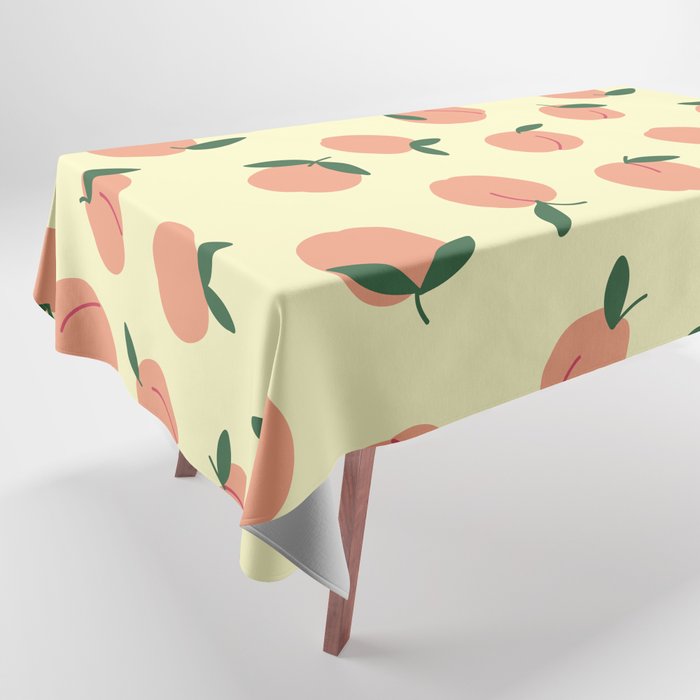 Peaches Pattern Tablecloth