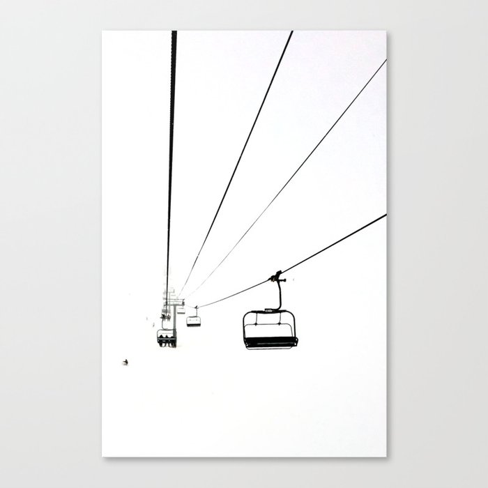Ski Lift Canvas Print