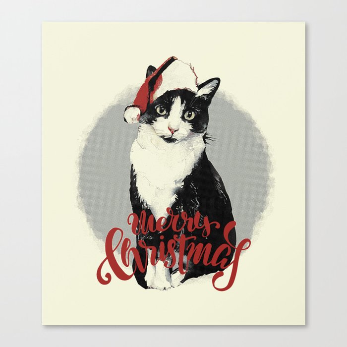 Vintage Christmas (Cat Edition) Leinwanddruck Vintage Christmas (Cat Edition) Leinwanddruck