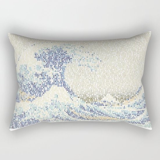 Riders On The Great Wave Rectangular Pillow