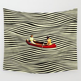 Illusionary Boat Ride Wall Tapestry