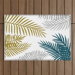 Christmas Palm Leaves Outdoor Rug