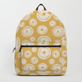 Abstract Summer Boho Pattern In Yellow Backpack