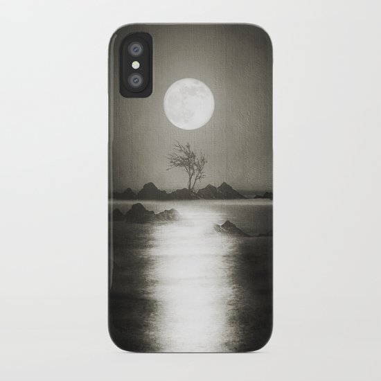 When the moon speaks (part III) iPhone Case