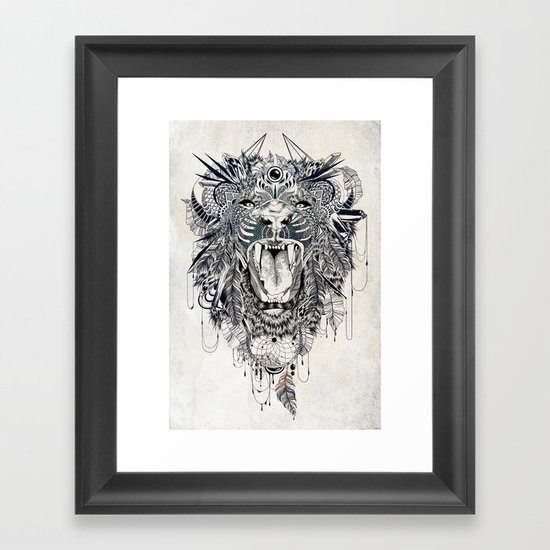 Lion Framed Art Print