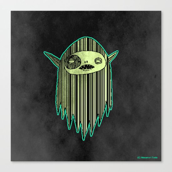 Phosphorescent Ghost ( HQ pixel ) Canvas Print