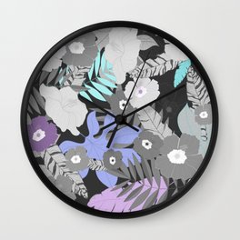 Tropical sombre Wall Clock