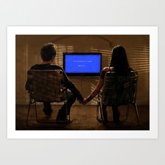 A Simpler Time Art Print