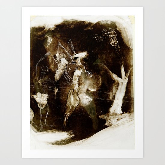The court of dead Art Print