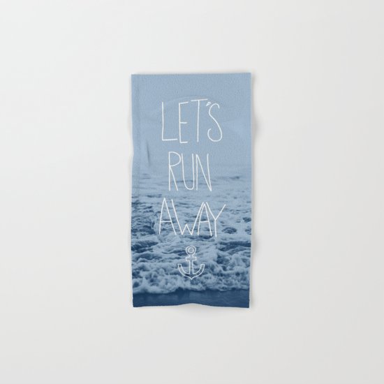Let's Run Away: Ocean Hand & Bath Towel