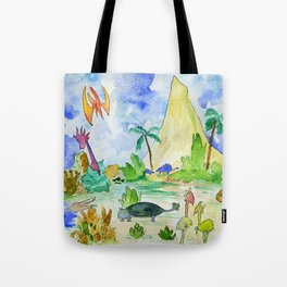 Dinotopia Tote Bag