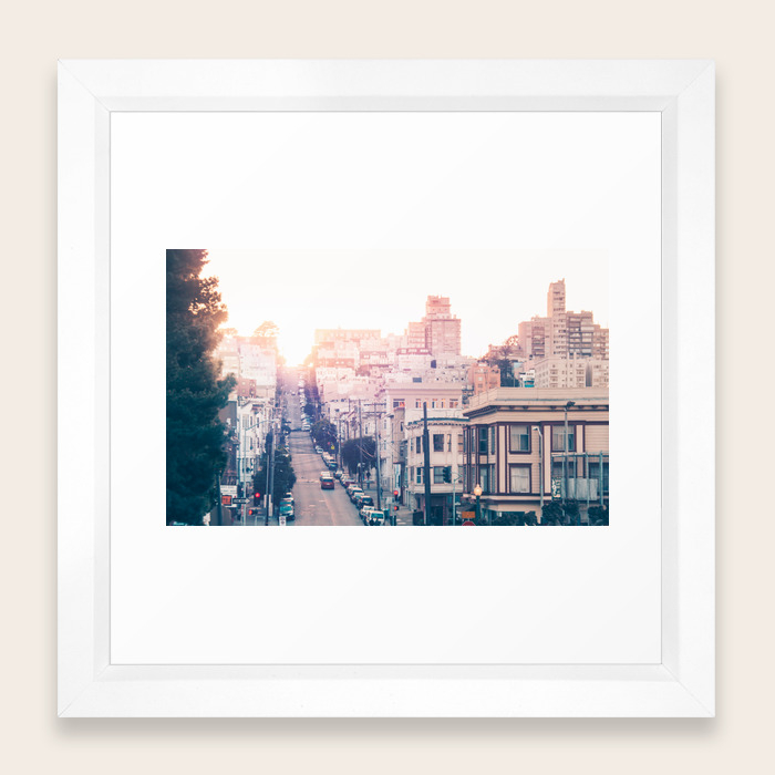 Hills Of San Francisco Fine Art Print Travel Photography Wall Art Framed Art Print By Sidecarphoto Society6