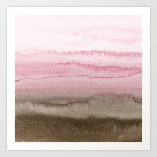 WITHIN THE TIDES STRAWBERRY CAPPUCCINO Art Print