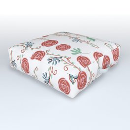 Hanging Roses  Outdoor Floor Cushion