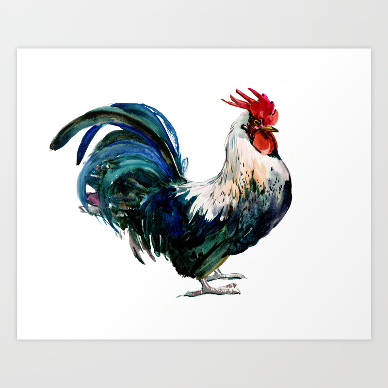 Rooster Decor Beautiful Rooster French Country Style Design Artwork