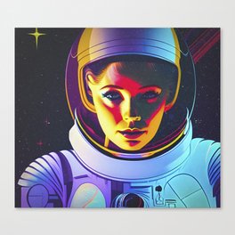 Astro Girl Canvas Print