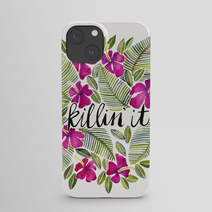 Killin' It – Tropical Pink iPhone Case
