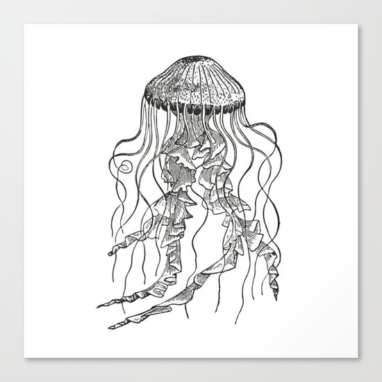Jellyfish Canvas Print