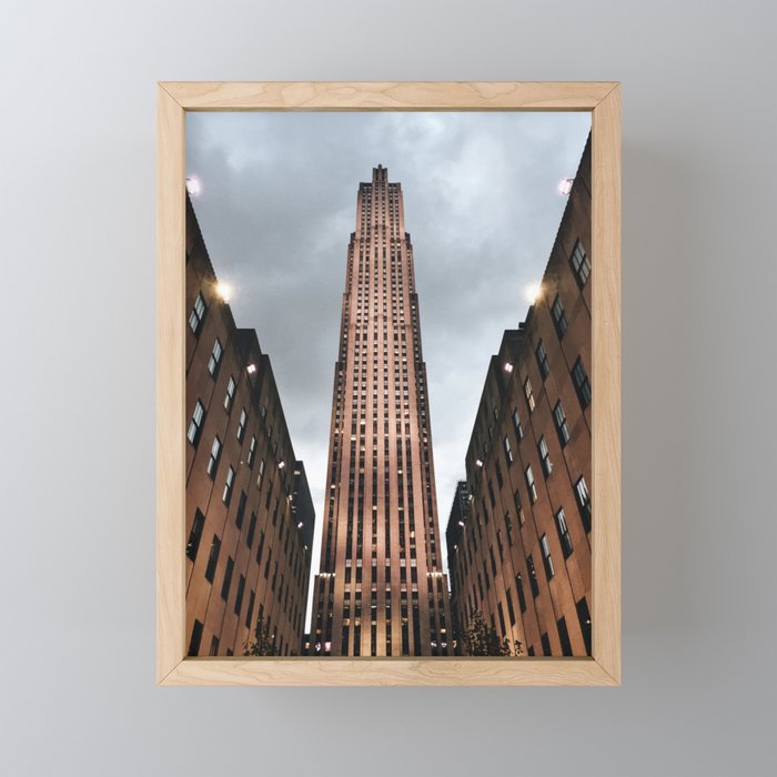 New York  Framed Mini Art Print