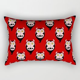 Red Devils Rectangular Pillow