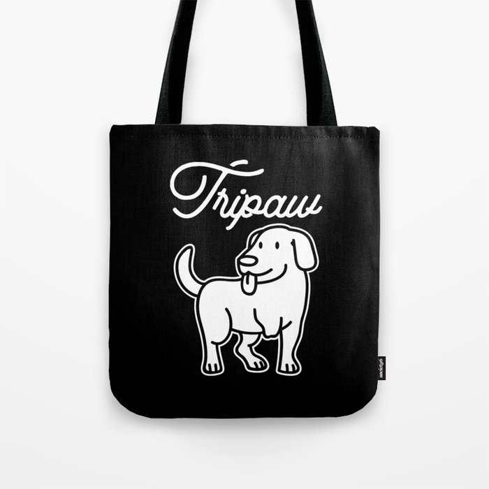 Tripawd Dog Tote Bag