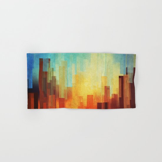Urban sunset Hand & Bath Towel
