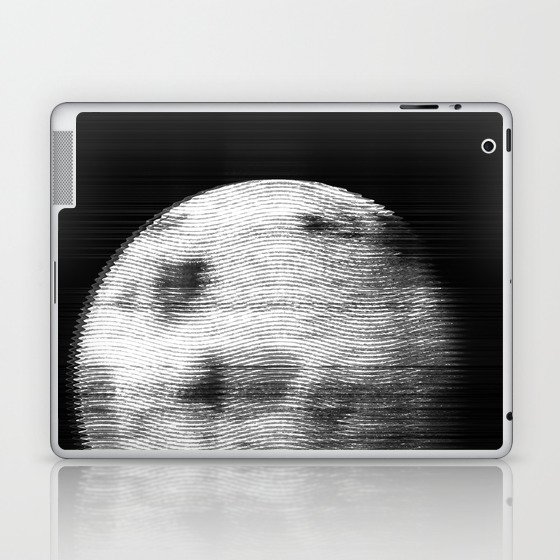 Grey Moon Laptop & iPad Skin