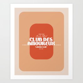 Lovers Club Art Print