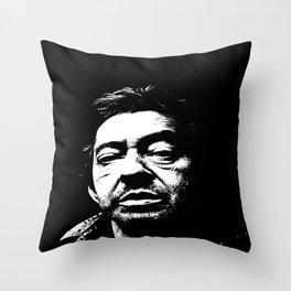 Serge Gainsbourg Throw Pillow