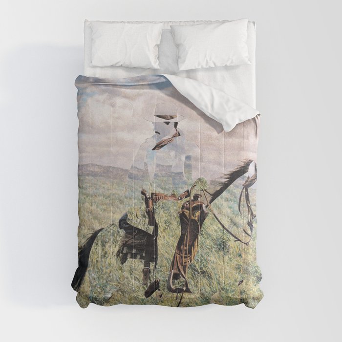 The Unknown Rider in Death Rides The Pecos Comforter